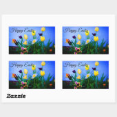 Happy Easter diverse Tulips #2 Stickers (Vel)