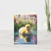 Happy Easter Duckling Kaart (Voorkant)