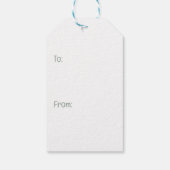 Happy Easter Duitse herdershonden Cadeaulabel (Achterkant)