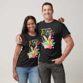 Happy Easter Egg Basket Bunny Ears T-shirt (Unisex)