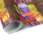 Happy Easter Egg Centerpiece voor de lente Cadeaupapier (Rol Hoek)