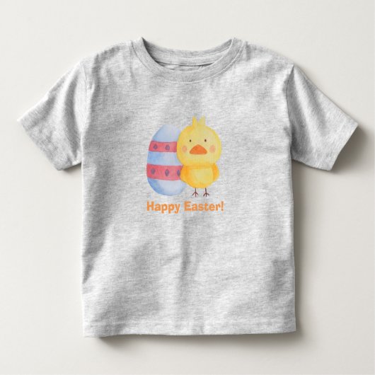 Happy Easter Egg en Chick voor baby's Kinder Shirts (Voorkant)