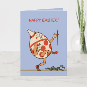 Happy Easter Egg Humpty Dumpty op maat Feestdagen Kaart