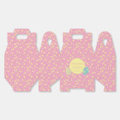 Happy Easter Egg Hunt roze hand trekken Bedankdoosjes (Ongevouwen)