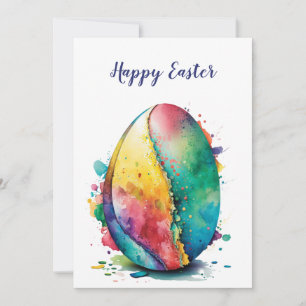 Happy Easter Egg Kaart Design Wenskaart