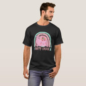 Happy Easter Egg Y'all Rainbow Narwhal T-shirt (Voorkant volledig)
