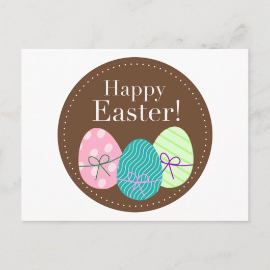Happy Easter Eggs Briefkaart (Voorkant)