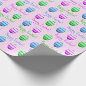 Happy Easter Eggs Cadeaupapier (Hoek)