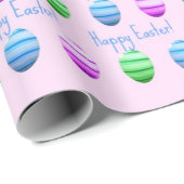 Happy Easter Eggs Cadeaupapier (Rol Hoek)