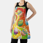 Happy Easter Eggs Festive Pattern Schort (Insitu)