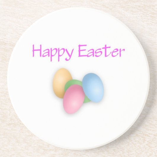 Happy Easter Eggs Onderzetter (Voorkant)