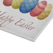 Happy Easter Eggs snijplank – feestelijke lente (Hoek)