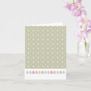 HAPPY EASTER Eggs Spring Pastels Sweet Kaart