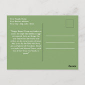 Happy Easter Elegant Script Family - Aangepast Briefkaart (Achterkant)