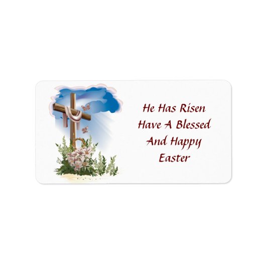 Happy Easter Etiket (Voorkant)