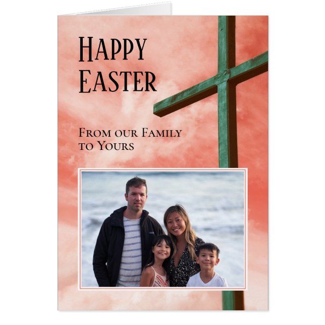HAPPY EASTER Family Photo (Devant)