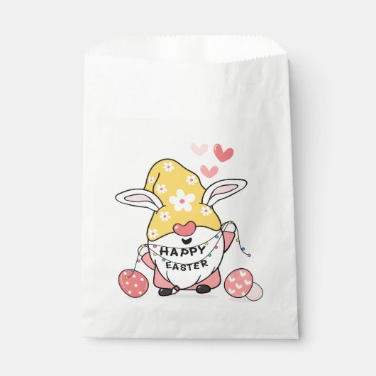 Happy Easter Favor Bag Bedankzakje (Voorkant)