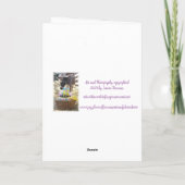 "Happy Easter"-feestdag Kaart (Achterkant)