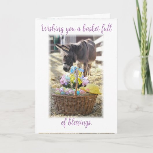 "Happy Easter"-feestdag Kaart (Voorkant)