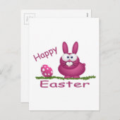 Happy Easter Feestdagenkaart (Voorkant / Achterkant)