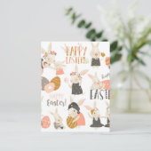 Happy Easter Feestdagenkaart (Staand voorkant)