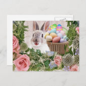 Happy Easter Feestdagenkaart (Voorkant / Achterkant)