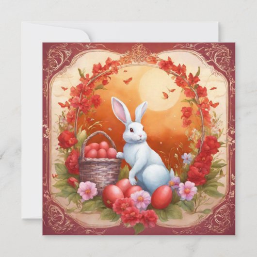 Happy Easter Feestdagenkaart (Voorkant)