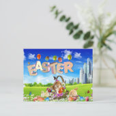 Happy Easter Feestdagenkaart (Staand voorkant)