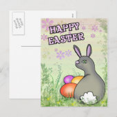 Happy Easter Feestdagenkaart (Voorkant / Achterkant)
