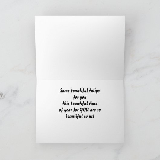 HAPPY EASTER **FILLE** ESPÉRER QUE C'EST LA CARTE (Intérieur)