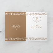 Happy Easter Folded Wenskaart Kaart (Binnen)