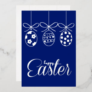 Happy Easter Folie Luxury Decoration Stijlvol Uitnodiging