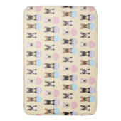 Happy Easter French Bulldog Pattern Badmat (Voorkant Verticaal)