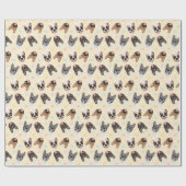Happy Easter French Bulldogs Cadeaupapier (Vlak)