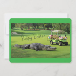 Happy Easter from the Lowcountry Alligator Feestdagenkaart