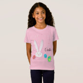 Happy Easter Funny Bunny T-shirt (Voorkant volledig)