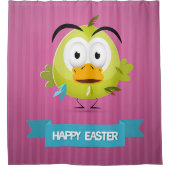 Happy Easter Funny Duck Douchegordijn (Voorkant)