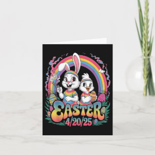 Happy Easter Funny Roken Paashaas Mannen Vrouwen Kaart