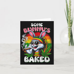 Happy Easter Funny Roken Paashaas Mannen Vrouwen Kaart