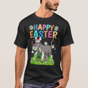 Happy Easter Funny Wire Fox Terrier Dog Easter Sun T-shirt
