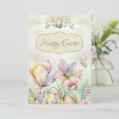 Happy Easter-geavanceerde Kaart (Staand voorkant)