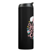 Happy Easter Gezegden Egg Bunny Thermosbeker (Gedraaid links)