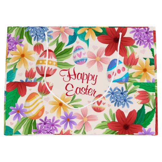 Happy Easter Gift Bag Groot Cadeauzakje (Voorkant)
