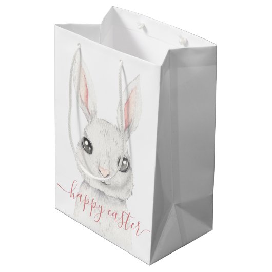 Happy Easter Gift Bag Medium Cadeauzakje (Achterkant Gekanteld)
