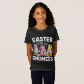 Happy Easter gnomes with Bunny ears Egg Hunting Ea T-shirt (Voorkant volledig)