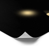 Happy Easter Gold Disco Ball Poster (Hoek)