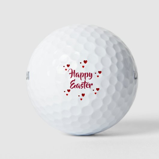 Happy Easter golfballen van dalDesignNZ (Voorkant)
