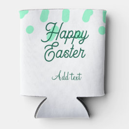 Happy Easter green eggs pastel name date simple  Blikjeskoeler