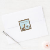 Happy Easter Greeting Sticker (Envelop)