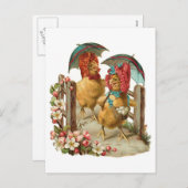 Happy Easter Hens  Feestdagenkaart (Voorkant / Achterkant)